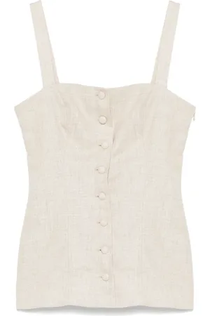FAITHFULL THE BRAND Top, Dame, , L, Vest med materialer