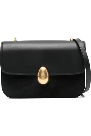 Neous Taske, Dame, Sort, ONE SIZE, Uld, Sort Foldover Skuldertaske
