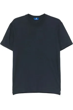 Kired Top, Herre, Blå, XL, Navy Crew Neck T-shirt