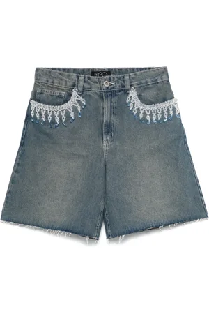 PATBO Shorts, Dame, Blå, S, Denim, Cerulean Denim Jeans