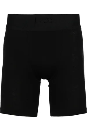 Ludovic De Saint Sernin Shorts, Dame, Sort, XS, Bomuld, Sort Stræk Bomuldsblanding Ribbet Shorts
