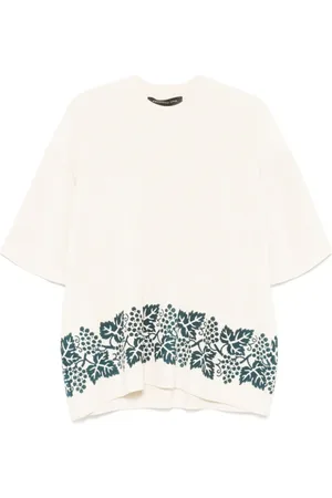 Federico Cina Top, Herre, , M, Uld, Crew Neck T-shirt