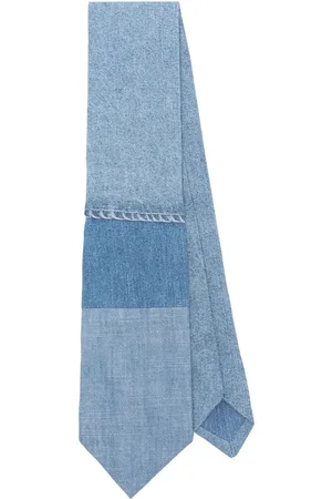 E.L.V. Denim Tilbehør, unisex, Blå, ONE SIZE, Denim, Lys Blå Patchwork Spidstip Jeans
