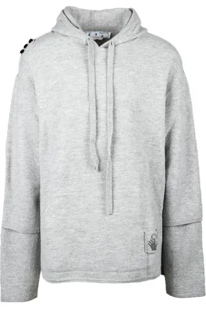 OFF-WHITE Sweathshirts & Hoodies, Herre, Grå, S, Uld, Maglia