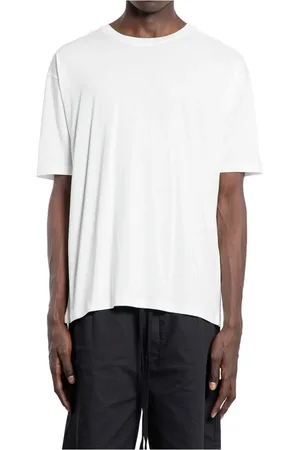 THOM KROM Top, Herre, Hvid, M, Bomuld, Hvid Bambus Bomuld Jersey T-Shirt