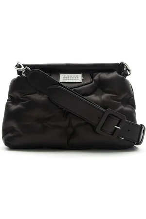 Maison Margiela Taske, Herre, Sort, ONE SIZE, Læder, Quiltet Sort Læder Bum Bag