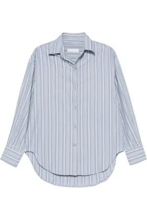 FAITHFULL THE BRAND Bluser & Skjorter, Dame, Flerfarvet, S, Kornblå Button-Up Skjorte