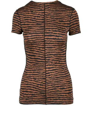 Proenza Schouler Top, Dame, Brun, M, Rayon, Tshirt