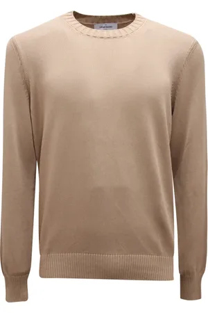 Gran Sasso Strik, Herre, , 2XL, Bomuld, Bomuldssweater lavet i Italien