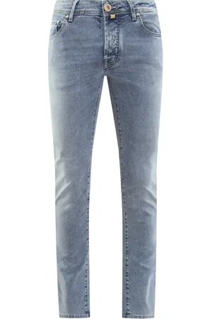Jacob Cohen Jeans, Herre, Blå, W31, Super Slim Fit Herre Bukser