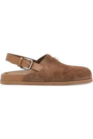 Dolce & Gabbana Sko, Herre, Brun, 43 EU, Læder, Brun Sandaler Boston Stil