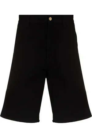Carhartt Shorts, Herre, Sort, W30, Bomuld, Sort Bomuldsblanding Logo Patch Shorts
