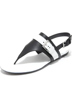 Hogan Sko, Dame, Hvid, 36 EU, Sort Valencia Flip-Flops Sko