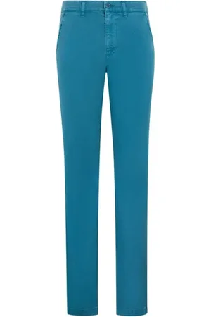 Roberto Cavalli Bukser, Dame, Blå, W30, Bomuld, Mid-rise Skinny-Leg Bukser