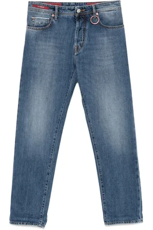 sartoria tramarossa Jeans, Herre, Blå, W40, Cerulean Klassisk Fem Lommer Jeans