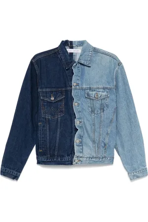 E.L.V. Denim Jakke, Dame, Blå, S, Denim, Indigo Denim Skjorte med Lommer