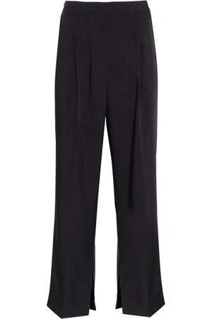 Herskind Bukser, Dame, Blå, S, Polyester, Midnight Chambray Plisserede Bukser
