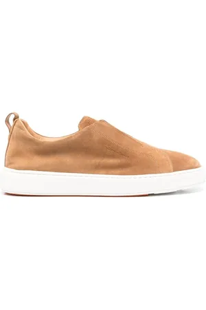 santoni Sko, Herre, Brun, 43 EU, Afslappet Sneaker Mbcd21995Miat Seyc50