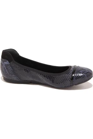 Hogan Sko, Dame, Blå, 35 EU, Wrap Ballerina Sko i Sort