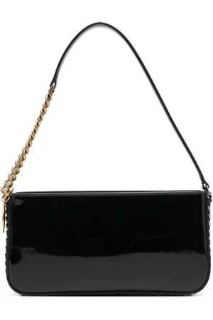 Stella McCartney Taske, Dame, Sort, ONE SIZE, Uld, Sort Læder Kæde Skuldertaske
