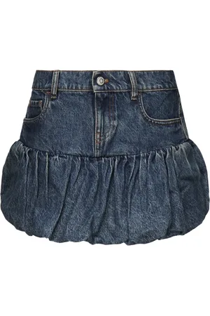 COPERNI Nederdel, Dame, Blå, S, Denim, Blå Mini Nederdel