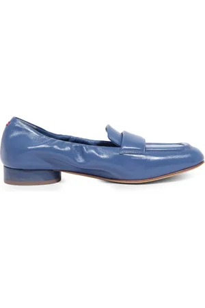 HALMANERA Sko, Dame, Blå, 37 EU, Denim, Denim Glaze Loafers Made in Italy
