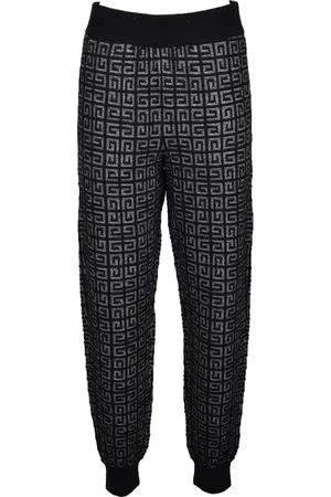 Givenchy Bukser, Dame, Sort, S, Cashmere, Sorte hvide bukser til kvinder