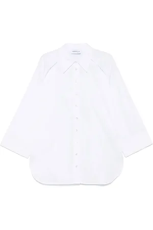 MARELLA Bluser & Skjorter, Dame, Hvid, S, Hvid Button-Up Skjorte Emily R.