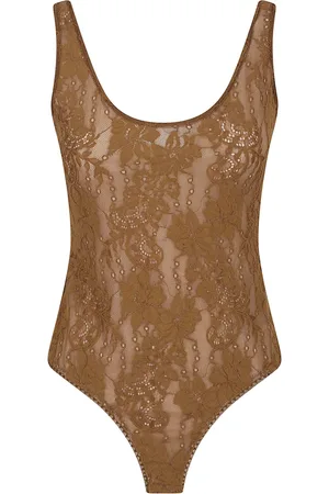 ZIMMERMANN Top, Dame, Brun, XS, Blonde Scoop Bodysuit