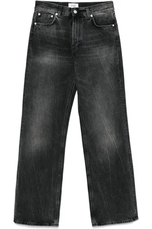 haikure Jeans, Dame, Sort, W26, Bomuld, Sort Klassisk Five-Pocket Jeans