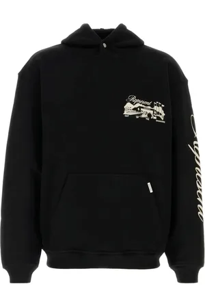 Represent Sweathshirts & Hoodies, Herre, Sort, M, Sort Grafisk Print Hættetrøje