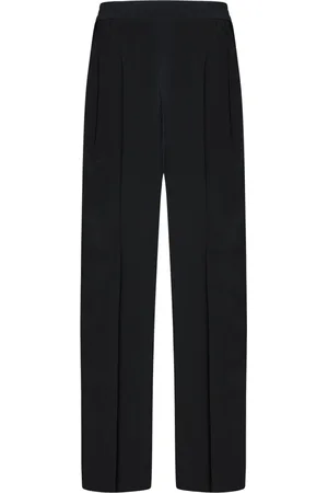 Nº21 Bukser, Dame, Sort, 3XL, Uld, Sort Elastisk Talje Bukser