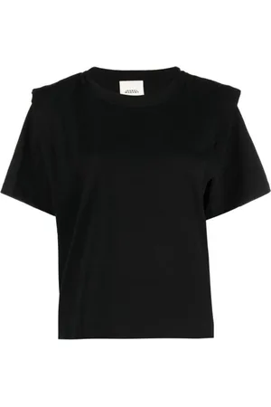 Isabel Marant Top, Dame, Sort, S, Bomuld, Crew Neck T-shirt