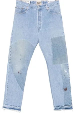 GALLERY DEPT. Jeans, Herre, Blå, W34, Denim, Lyseblå denim jeans med knurhårseffekt