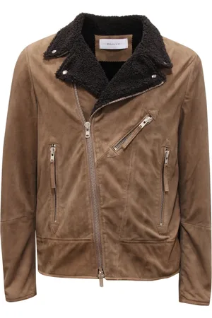 BULLY Jakke, Herre, Brun, L, Suede, Suede Jakke Sort Model 5254