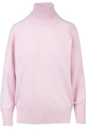 PESERICO SIGN Strik, Dame, Lyserød, XS, Uld, Hyggelig Turtleneck Strik Fw22-23