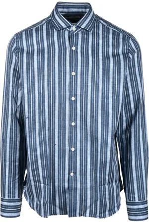 SONRISA Skjorte, Herre, Blå, 2XL, Bomuld, Bomuldsskjorte