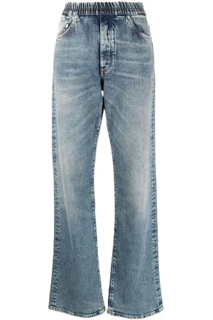 Heron Preston Jeans, Dame, Blå, W27, Denim, Wide Leg Denim Jeans