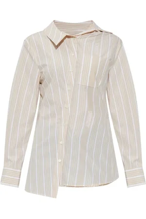 Jacquemus Bluser & Skjorter, Dame, , 2XS, Bomuld, Button-Up Skjorte Lange Ærmer
