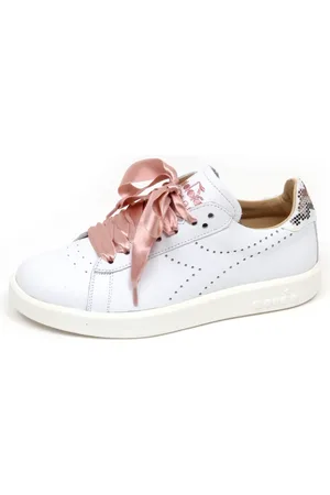 Diadora Sko, Dame, Hvid, 36 1/2 EU, Hvide Heritage Game med Perler Sko