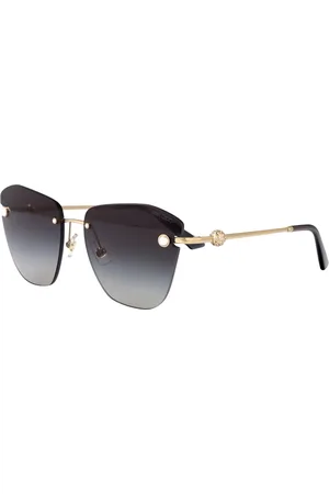 Jimmy Choo Tilbehør, Dame, Gul, 59 MM, Uld, Stilfulde solbriller med stil 0Jc4004Hb