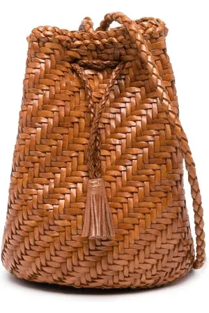 Dragon Diffusion Taske, Dame, Brun, ONE SIZE, Uld, Brun læder skuldertaske med charm