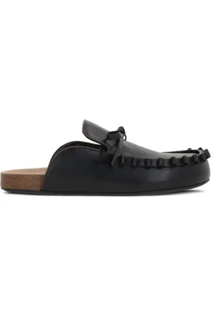 J.W.Anderson Sko, Herre, Sort, 41 EU, Læder, Ruffle Loafer Sko