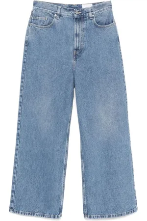 Axel Arigato Jeans, Dame, Blå, W25, Bomuld, Clara Wide-Leg Jeans
