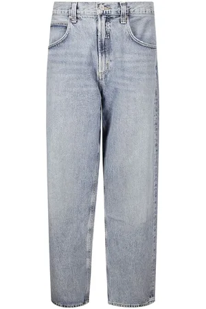 AGOLDE Jeans, Herre, Blå, W29, Bomuld, Blå-Grå Bomuld Jeans med Whiskering