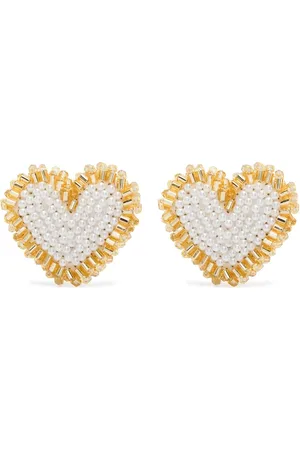 VANINA Tilbehør, Dame, Flerfarvet, ONE SIZE, Elegant Perle Perle Clip-On Øreringe