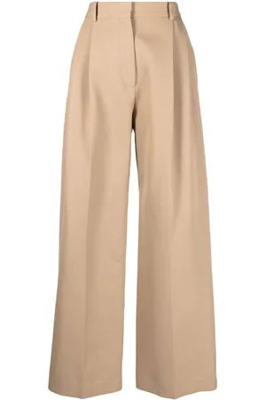 Calcaterra Bukser, Dame, Brun, 2XS, Bomuld, Wide Bukser