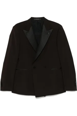 TAGLIATORE Jakke, Herre, Brun, M, Uld, Cedar Double-Breasted Blazer