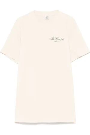Sporty & Rich Top, Dame, , XS, Bomuld, Logo Print Crew Neck T-shirt
