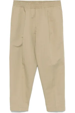 Briglia 1949 Bukser, Herre, Grøn, XL, Mandel Beige Elastisk Talje Bukser